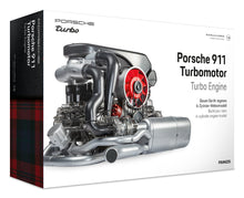 Load image into Gallery viewer, Franzis Porsche 911 Turbo Model Engine Kit with Collector&#39;s Book - Pre order now! New stock on the way - estimated for 9/11!
